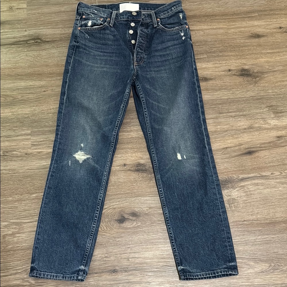 Mother Superior The Pixie Tomcat Ankle Jeans Born to Bite Size-27